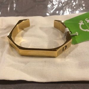 “D” Initial Cuff